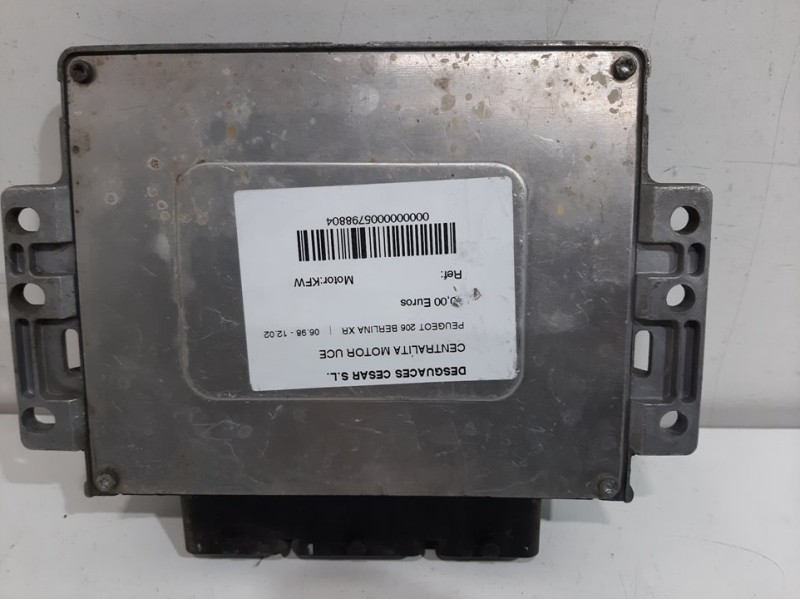 Recambio de centralita motor uce para peugeot 206 berlina xr referencia OEM IAM  50409S05 SAGEM