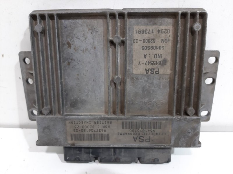 Recambio de centralita motor uce para peugeot 206 berlina xr referencia OEM IAM  50409S05 SAGEM