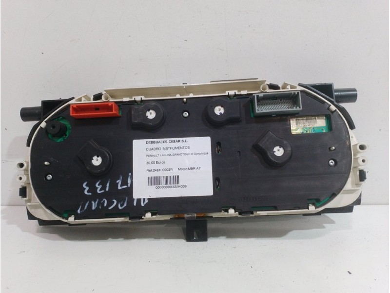 Recambio de cuadro instrumentos para renault laguna grandtour iii dynamique referencia OEM IAM 248100003R  