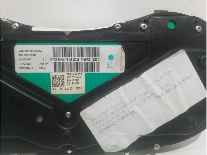Recambio de cuadro instrumentos para peugeot 307 berlina (s2) xs + referencia OEM IAM P9661323180EO1  