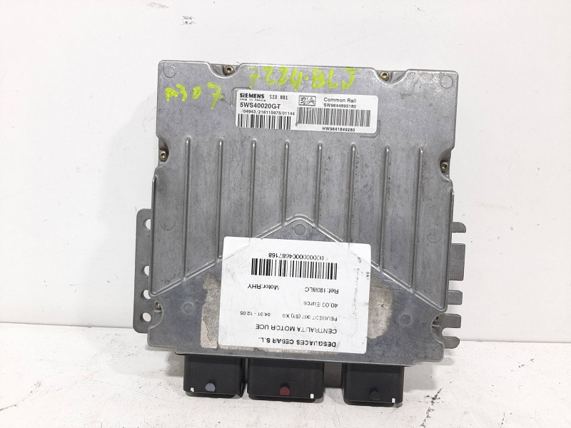 Recambio de centralita motor uce para peugeot 307 (s1) xs referencia OEM IAM HW9641849280  