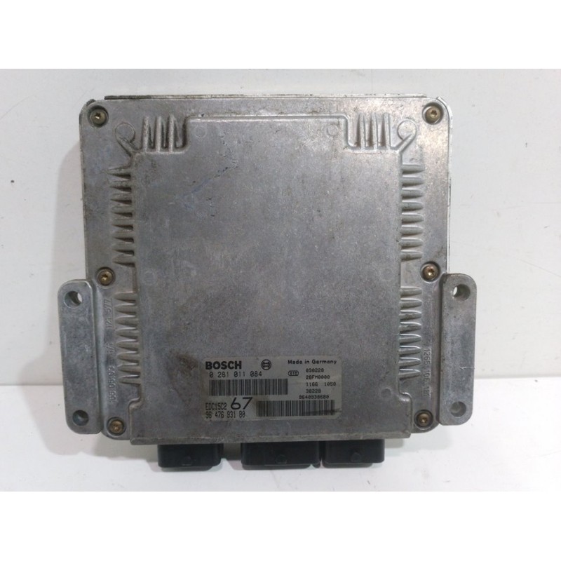 Recambio de centralita motor uce para citroën xsara picasso 2.0 hdi referencia OEM IAM 0281011084 9647693180 