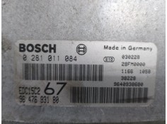 Recambio de centralita motor uce para citroën xsara picasso 2.0 hdi referencia OEM IAM 0281011084 9647693180  2
