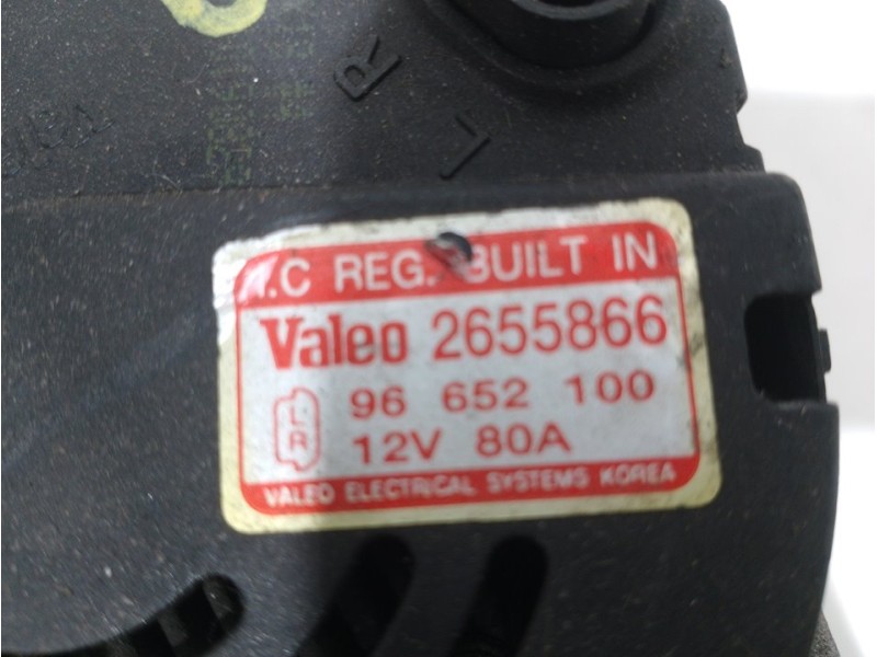 Recambio de alternador para chevrolet kalos 1.4 se referencia OEM IAM 96652100 2655866 