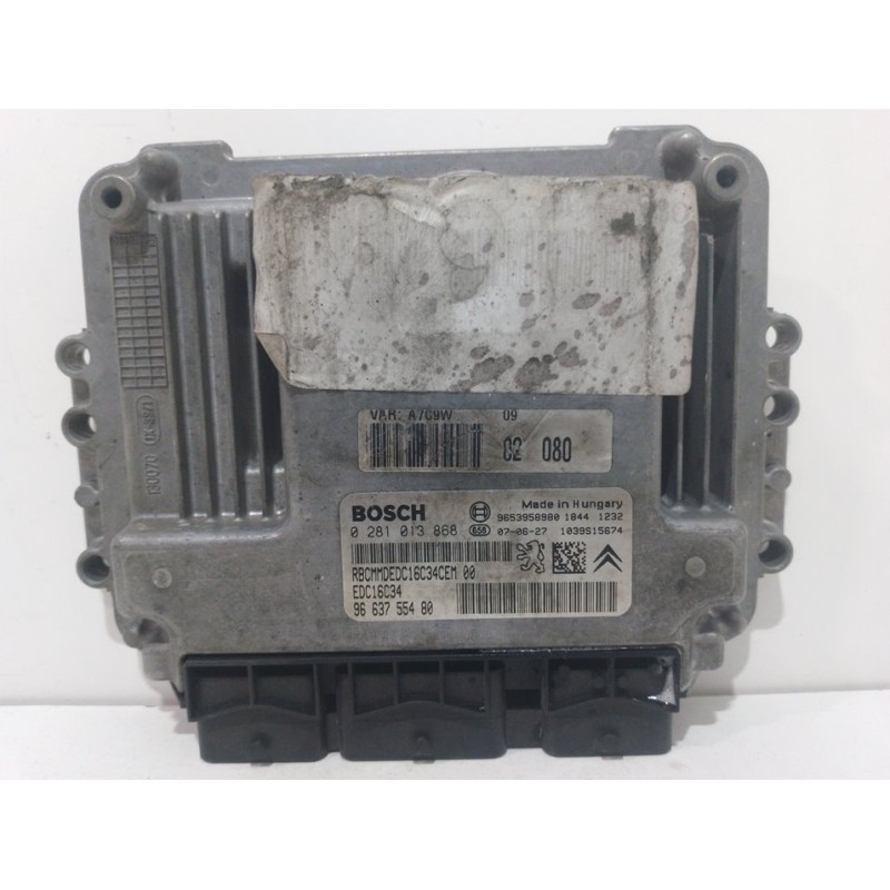 Recambio de centralita motor uce para peugeot 207 confort referencia OEM IAM  9663755480 0281013868