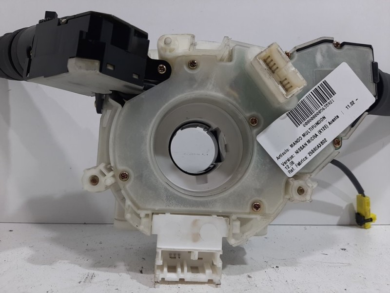 Recambio de mando multifuncion para nissan micra (k12e) acenta referencia OEM IAM 25560AX602 2 CONECTORES 