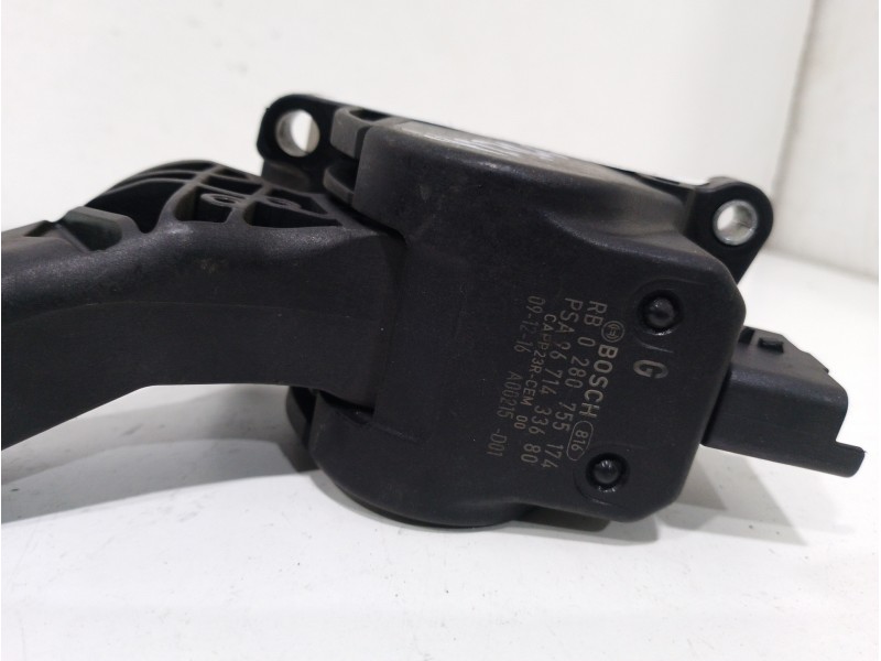 Recambio de pedal acelerador para peugeot 207 confort referencia OEM IAM 9671433680 02280755174 
