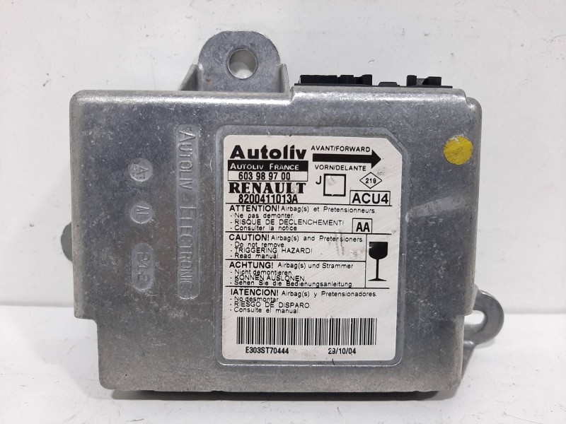 Recambio de centralita airbag para renault scenic ii confort dynamique referencia OEM IAM 8200411013A  