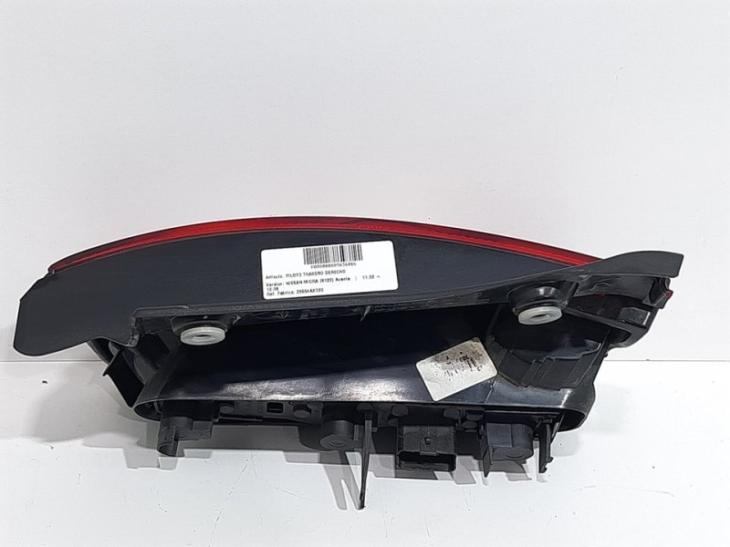 Recambio de piloto trasero derecho para nissan micra (k12e) acenta referencia OEM IAM 26554AX720  