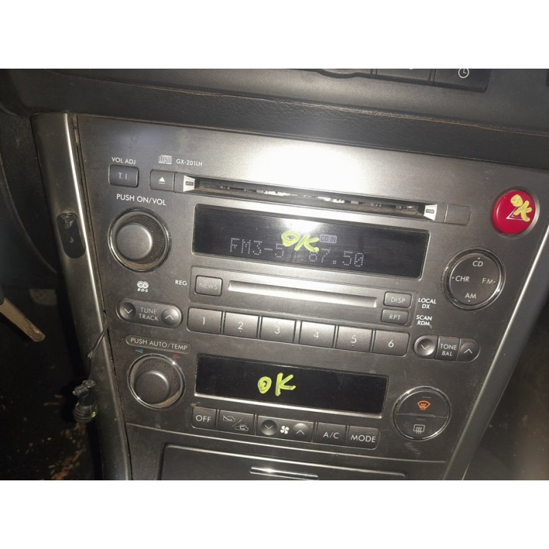 Recambio de sistema audio / radio cd para subaru legacy familiar/outback b13 (bp) 2.5i outback referencia OEM IAM   