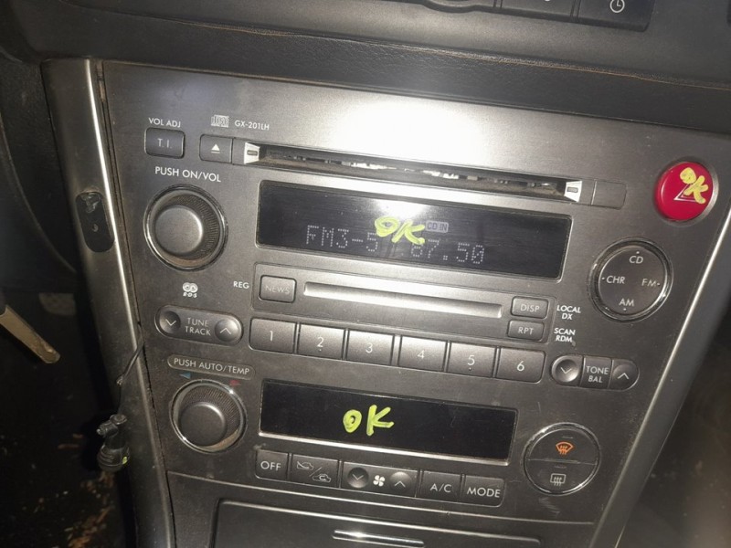 Recambio de sistema audio / radio cd para subaru legacy familiar/outback b13 (bp) 2.5i outback referencia OEM IAM   