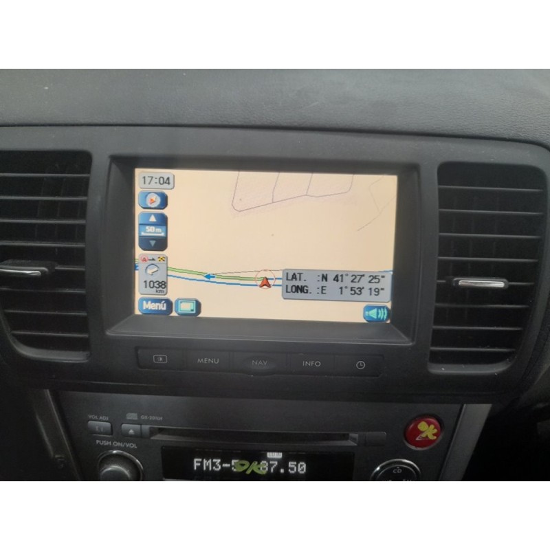 Recambio de sistema navegacion gps para subaru legacy familiar/outback b13 (bp) 2.5i outback referencia OEM IAM   