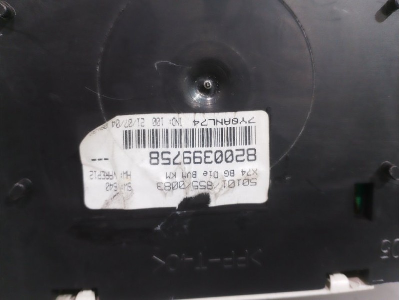 Recambio de cuadro instrumentos para renault laguna ii (bg0) authentique referencia OEM IAM 8200399758  