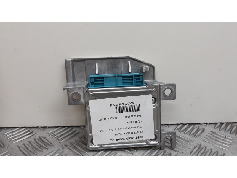 Recambio de centralita airbag para opel meriva blue line referencia OEM IAM 13158713  