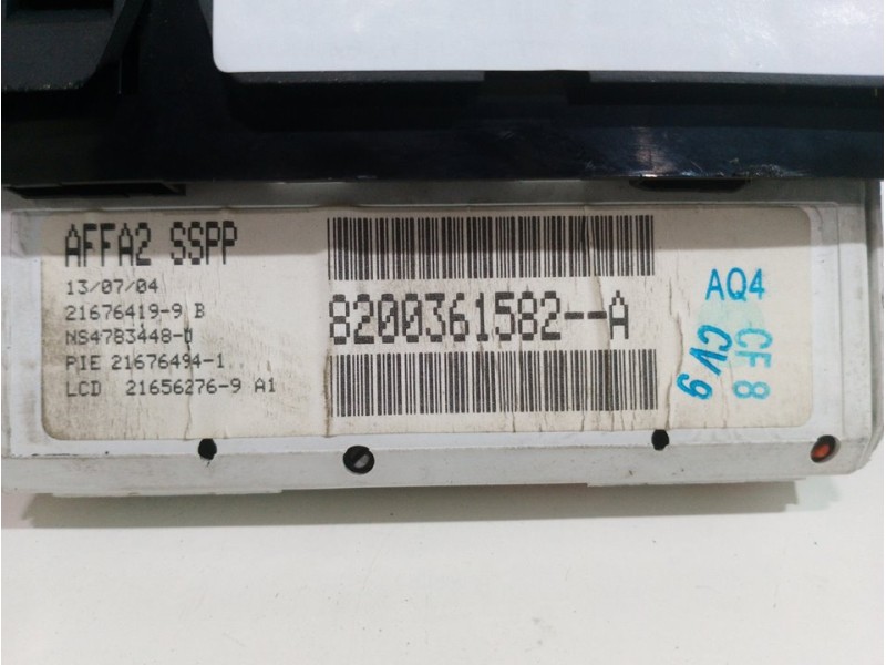 Recambio de pantalla multifuncion para renault laguna ii (bg0) authentique referencia OEM IAM 8200361582  