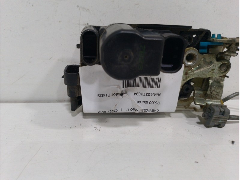 Recambio de cerradura puerta delantera derecha para chevrolet aveo lt referencia OEM IAM 42373394  