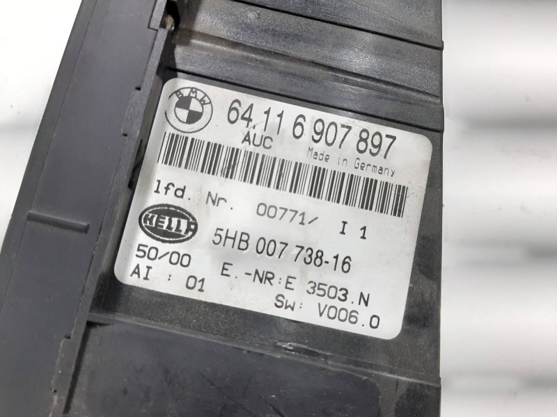Recambio de mando calefaccion / aire acondicionado para bmw serie 3 berlina (e46) 320d referencia OEM IAM 64116907897  