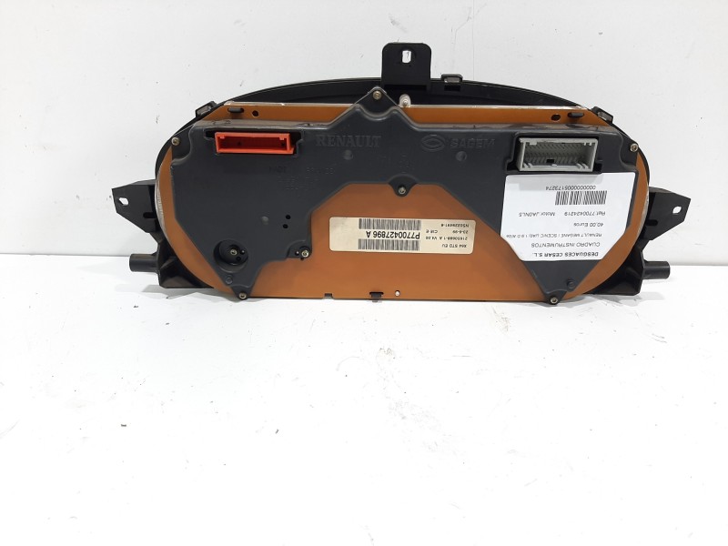 Recambio de cuadro instrumentos para renault megane i scenic (ja0) 1.9 d alize referencia OEM IAM 7700424219  