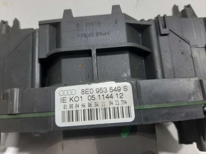 Recambio de mando multifuncion para audi a4 berlina (8e) 1.9 tdi (96kw) referencia OEM IAM 8E0953549S  