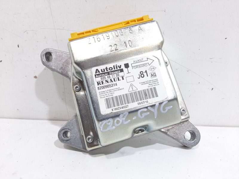 Recambio de centralita airbag para renault espace iv (jk0) authentique referencia OEM IAM 605487700  
