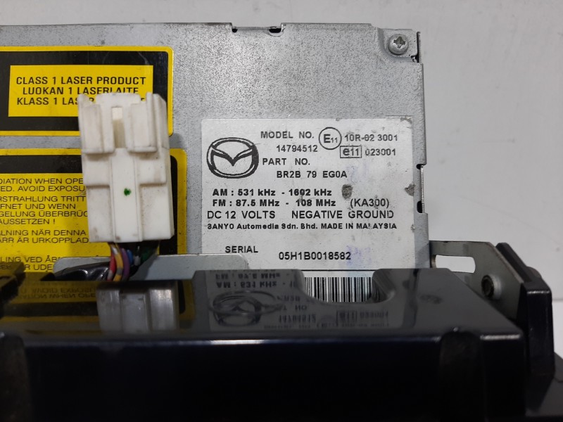 Recambio de sistema audio / radio cd para mazda 3 berlina (bk) 1.6 crdt active referencia OEM IAM 14794512 BR2B79EG0A 