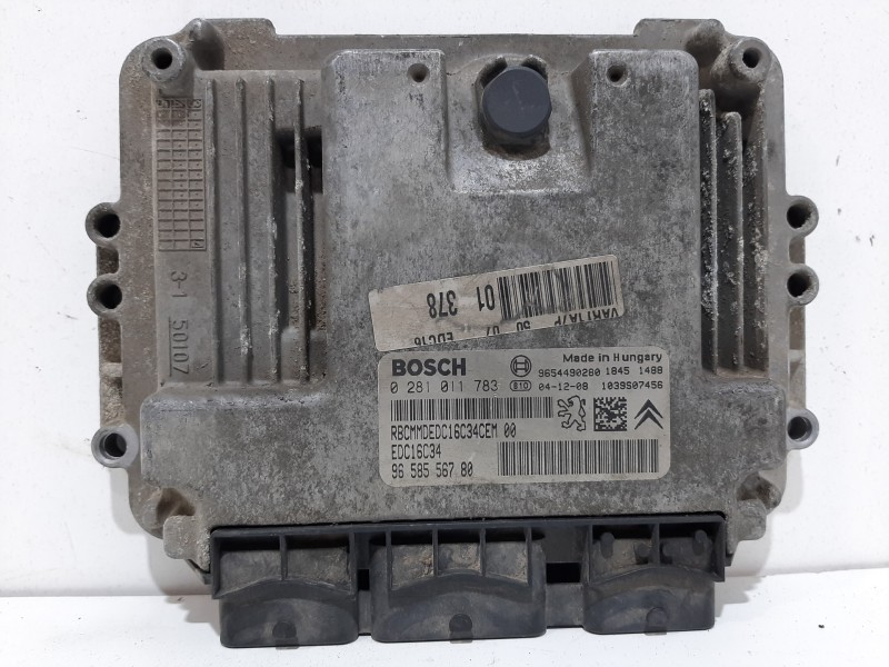 Recambio de centralita motor uce para peugeot 206 berlina x-line referencia OEM IAM 0281011783 96585567 1940FN