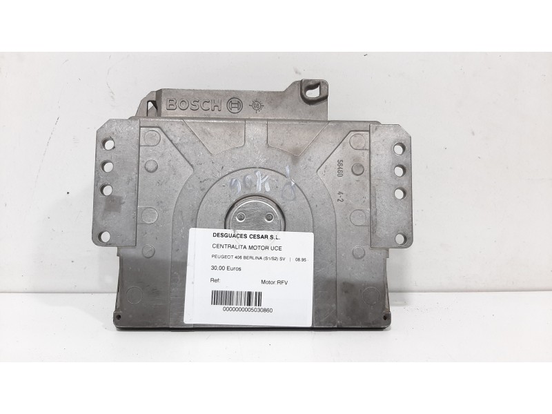 Recambio de centralita motor uce para peugeot 406 berlina (s1/s2) sv referencia OEM IAM 0261203815 9622822980 