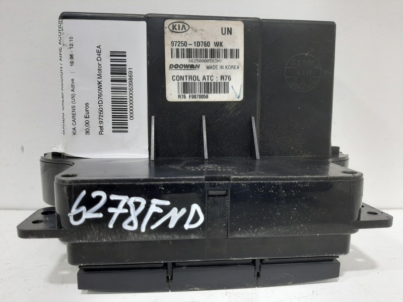Recambio de mando calefaccion / aire acondicionado para kia carens (un) active referencia OEM IAM 972501D760WK   Recambio de mando calefaccion / aire acondicionado para kia carens (un) active referencia OEM IAM 972501D760WK