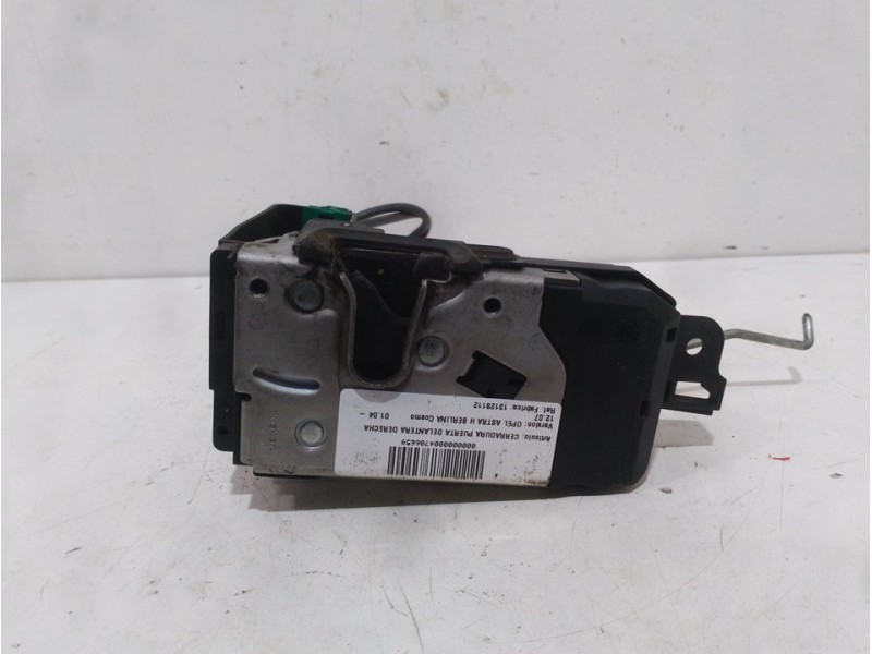 Recambio de cerradura puerta delantera derecha para opel astra h berlina cosmo referencia OEM IAM 13128112 5 PINES 