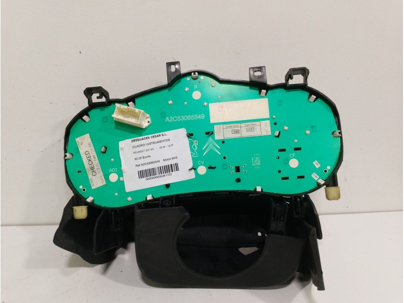 Recambio de cuadro instrumentos para peugeot 207 xs referencia OEM IAM A2C53065549  