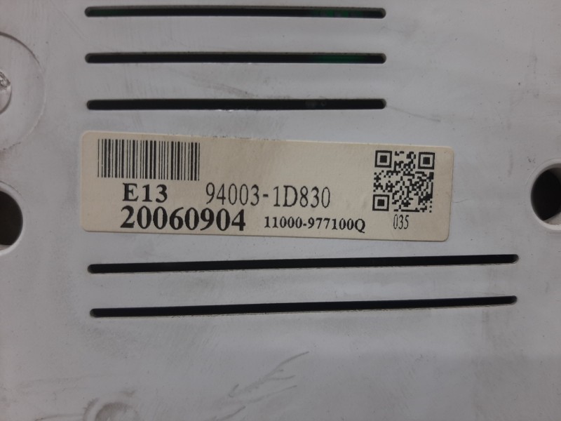Recambio de cuadro instrumentos para kia carens (un) active referencia OEM IAM 940031D830   Recambio de cuadro instrumentos para kia carens (un) active referencia OEM IAM 940031D830