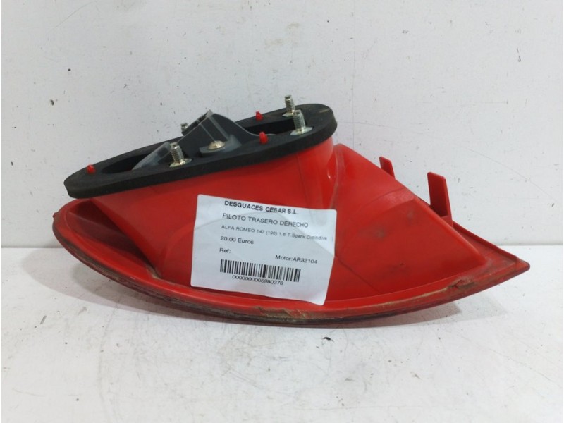 Recambio de piloto trasero derecho para alfa romeo 147 (190) 1.6 t.spark distinctive referencia OEM IAM   