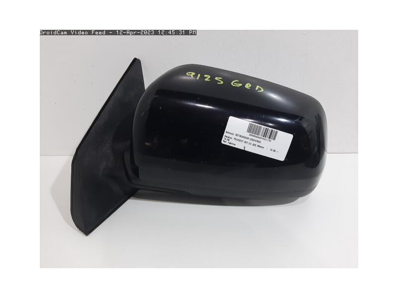 Recambio de retrovisor izquierdo para peugeot 307 cc (s2) básico referencia OEM IAM  NEGRO ELECTRICO