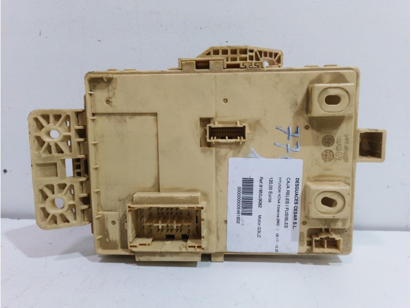 Recambio de caja reles / fusibles para hyundai kona essence 2wd referencia OEM IAM 91950J9082 1319622018 