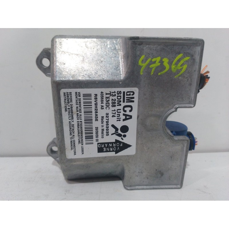 Recambio de centralita airbag para opel astra gtc energy referencia OEM IAM  405684 327963935