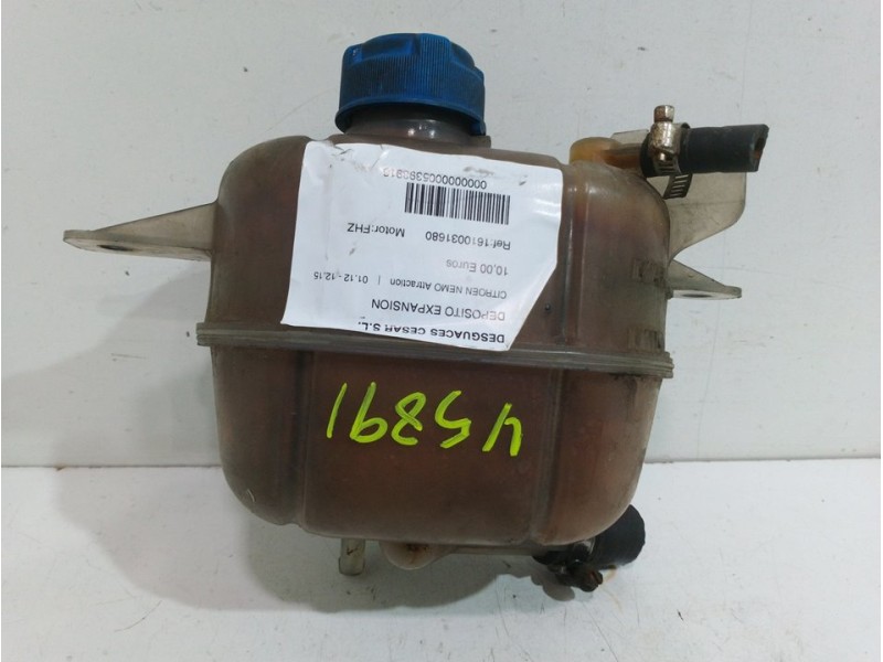 Recambio de deposito expansion para citroën nemo attraction referencia OEM IAM 1610031680  