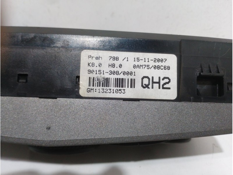 Recambio de mando calefaccion / aire acondicionado para opel zafira b cosmo referencia OEM IAM  13231053 