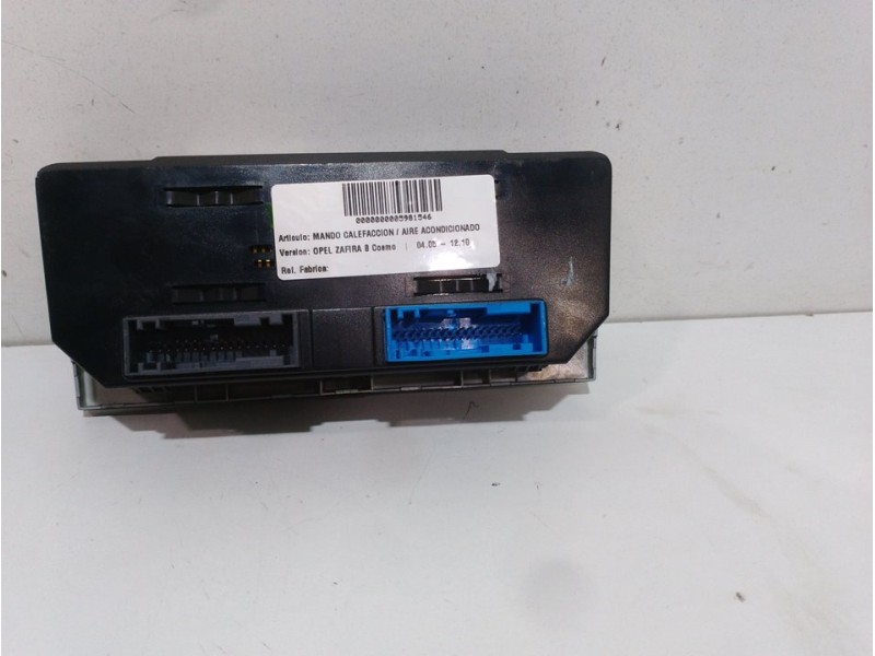 Recambio de mando calefaccion / aire acondicionado para opel zafira b cosmo referencia OEM IAM  13231053 