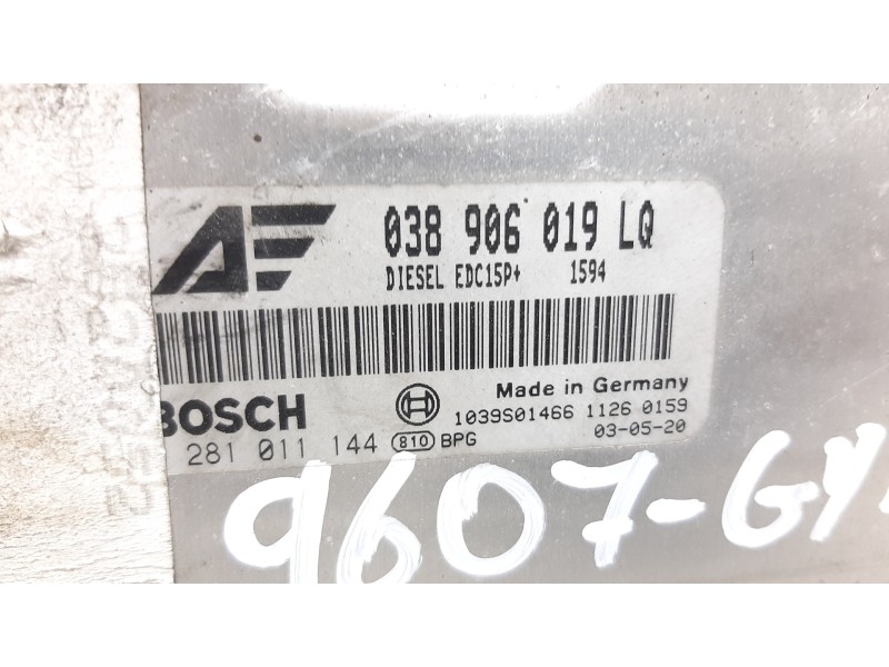 Recambio de centralita motor uce para seat alhambra (7v9) kids referencia OEM IAM 0281011144 038906019LQ 