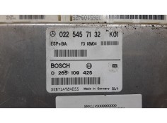 Recambio de centralita abs para mercedes-benz clase a (w168) 160 (168.033) referencia OEM IAM 0265109425 0225457132  2