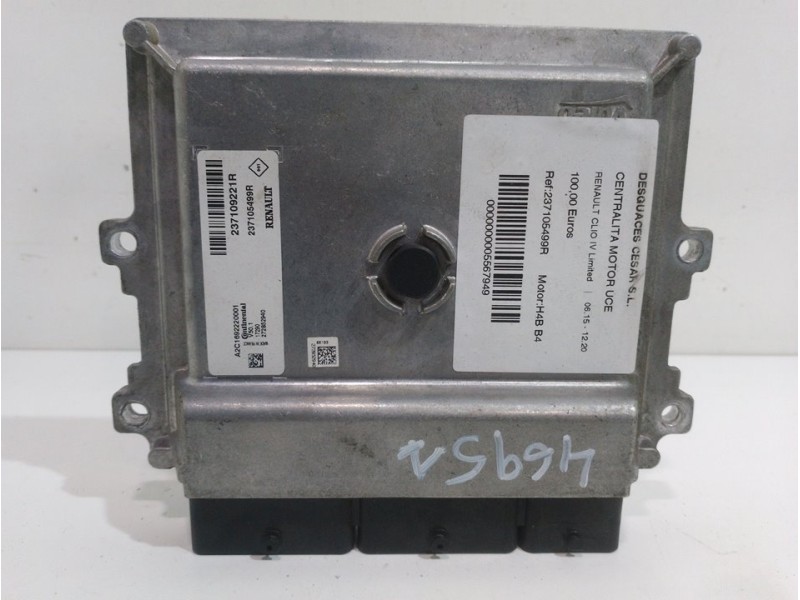 Recambio de centralita motor uce para renault clio iv limited referencia OEM IAM 237109221R  