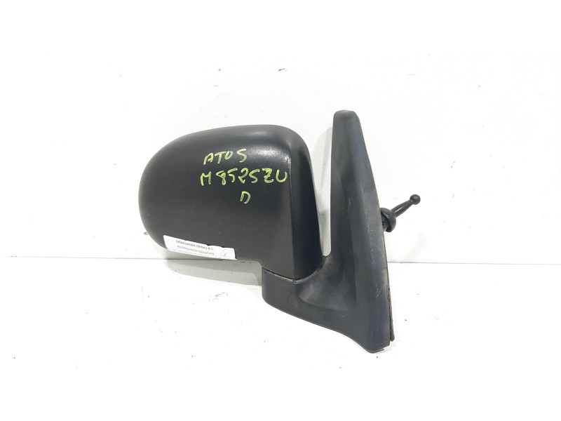 Recambio de retrovisor derecho para hyundai atos (mx) gls referencia OEM IAM 8762002303 MANUAL NEGRO