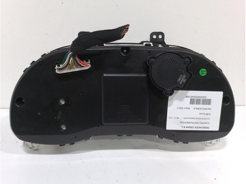 Recambio de cuadro instrumentos para hyundai kona essence 2wd referencia OEM IAM 94013J9AL0  
