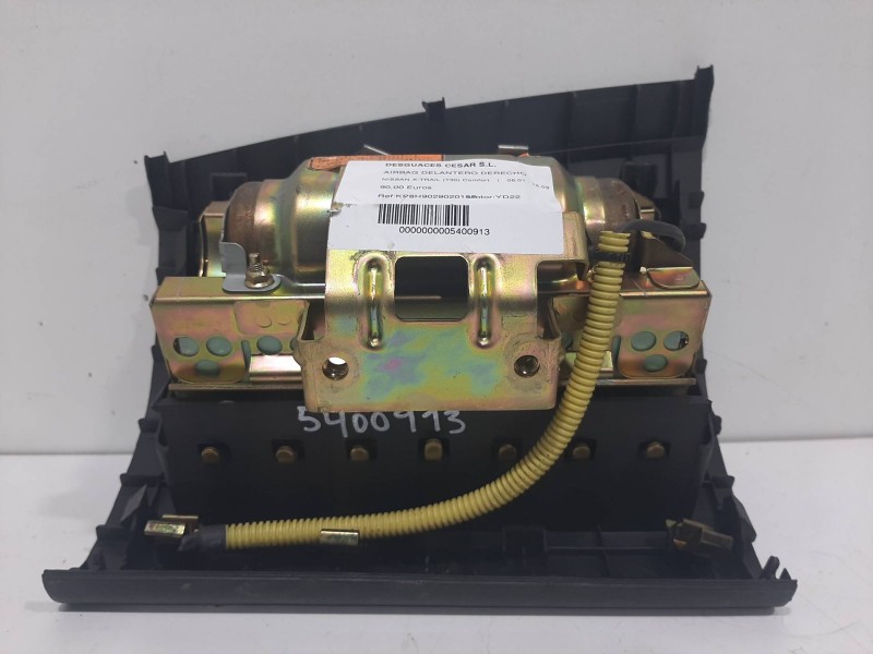 Recambio de airbag delantero derecho para nissan x-trail (t30) comfort referencia OEM IAM KP8H9029020162  