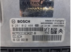 Recambio de centralita motor uce para citroën xsara picasso 1.6 hdi 90 exclusive referencia OEM IAM 0281012468 9663268380  2