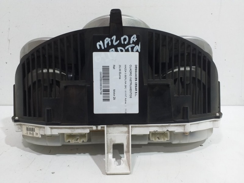 Recambio de cuadro instrumentos para mazda 3 berlina (bk) 1.6 vvt active referencia OEM IAM BP4K55430  