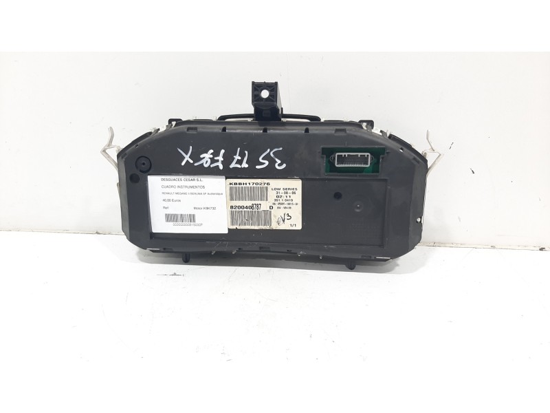 Recambio de cuadro instrumentos para renault megane ii berlina 5p authentique referencia OEM IAM   
