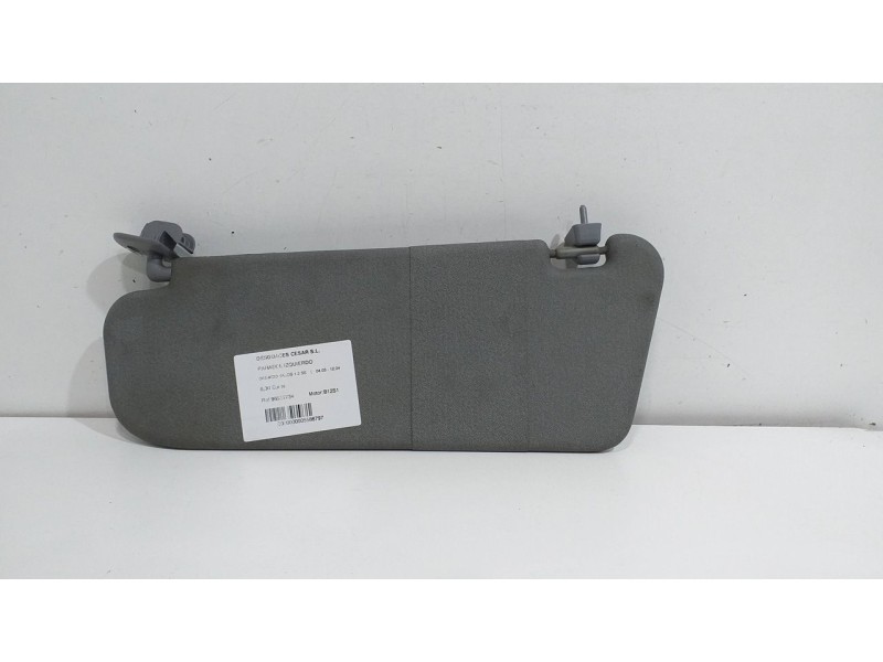 Recambio de parasol izquierdo para daewoo kalos 1.2 se referencia OEM IAM 96537734  