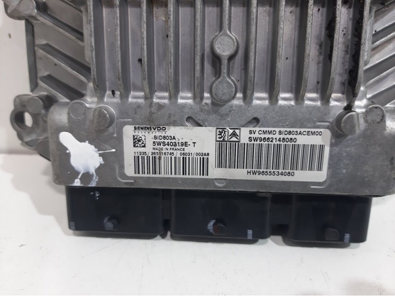 Recambio de centralita motor uce para peugeot 407 st confort pack referencia OEM IAM 5WS40319E  