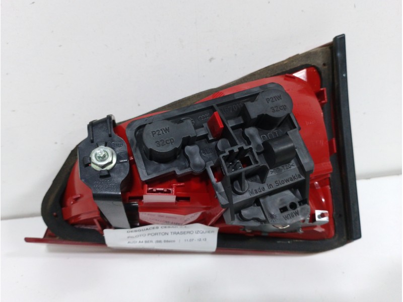 Recambio de piloto porton trasero izquierdo para audi a4 ber. (b8) básico referencia OEM IAM 166973  